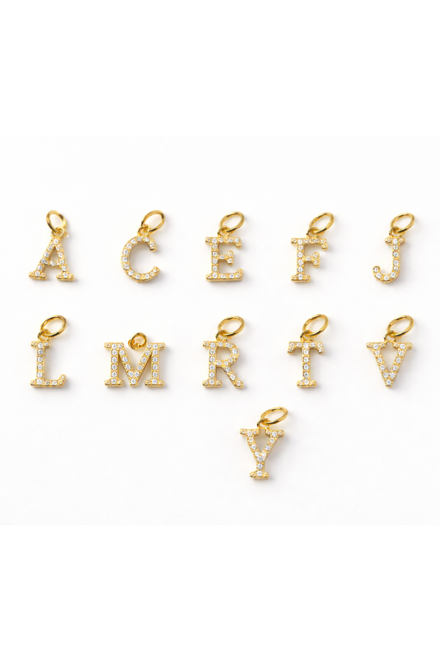 Colar Inicial Cravejada