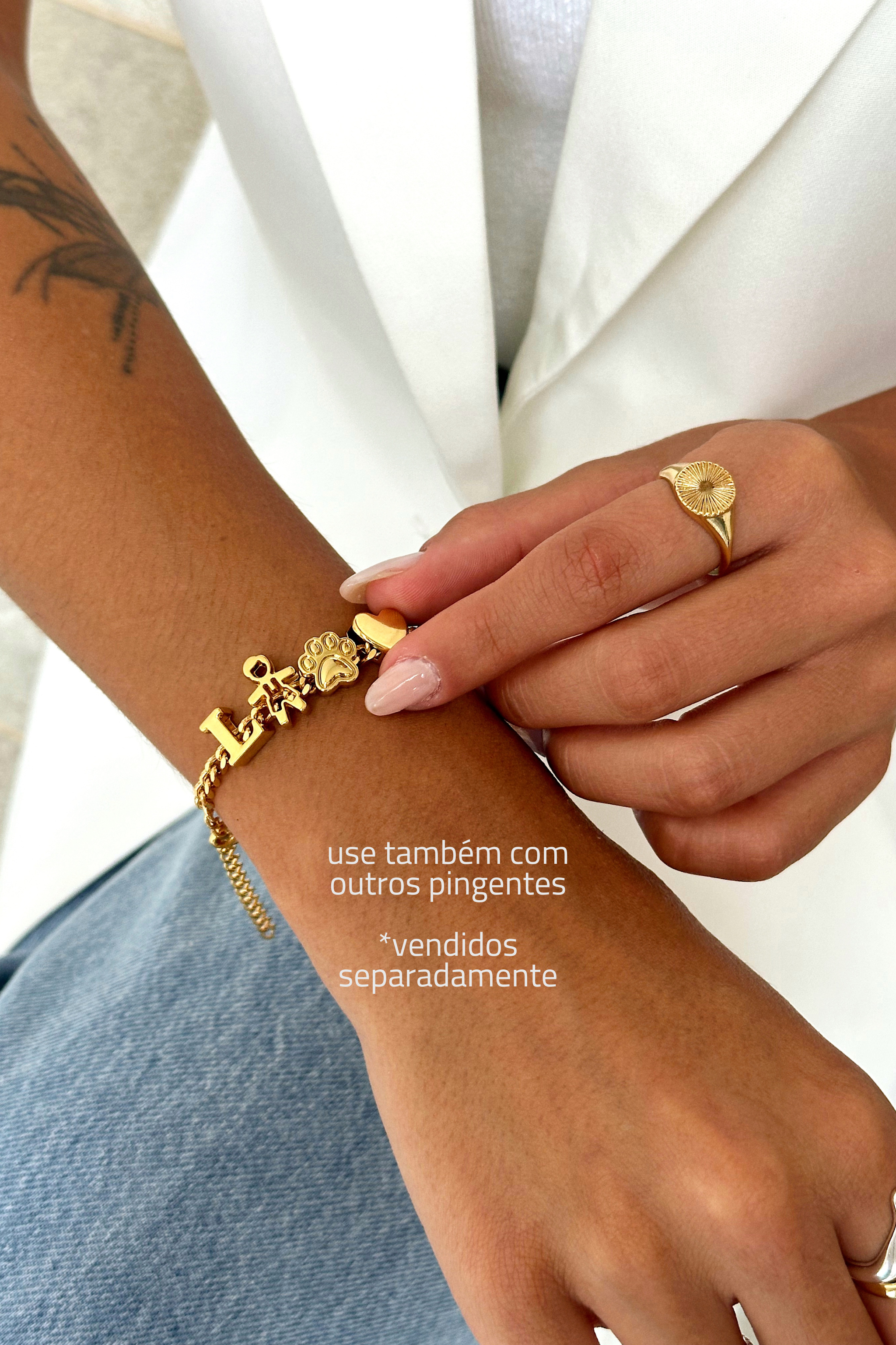 Pulseira Corrente Iniciais
