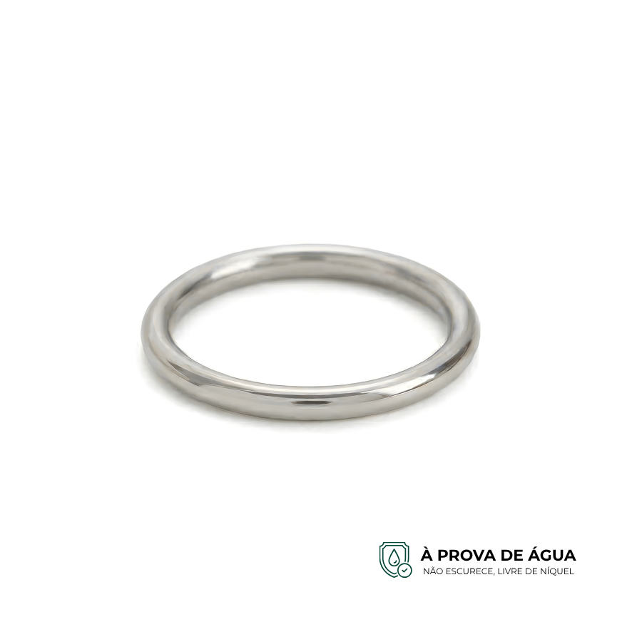 Anel Fio - Prateado