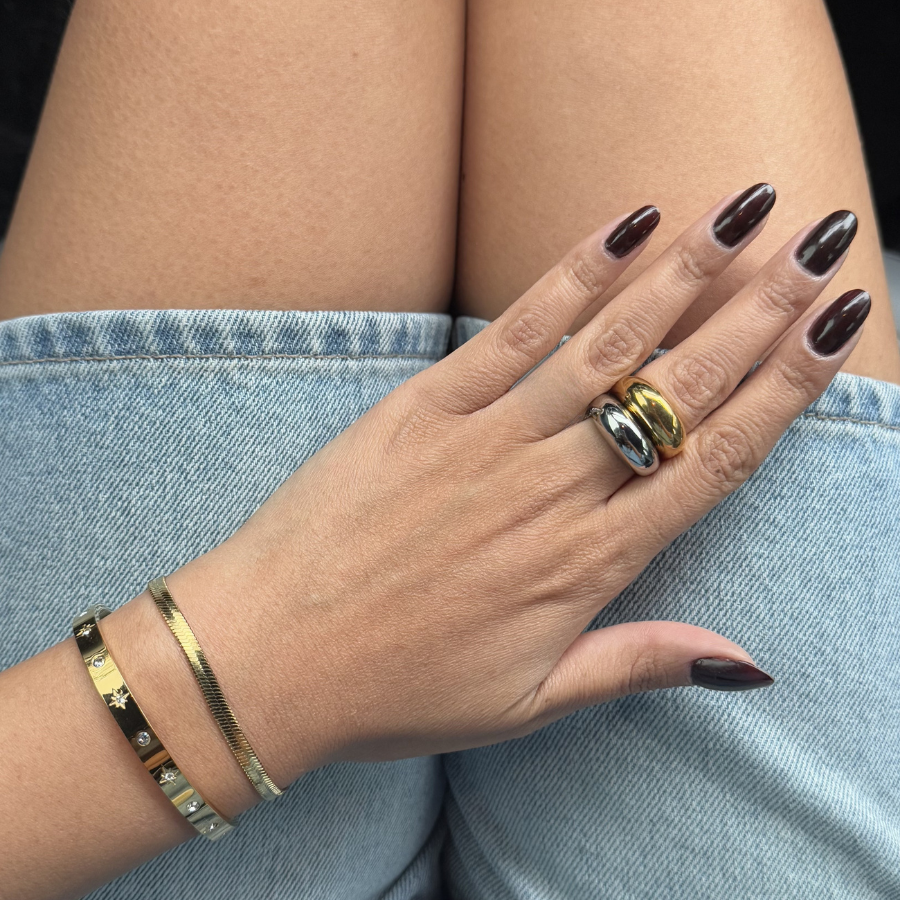 Duo de Anéis Odessa - Mix de Cores