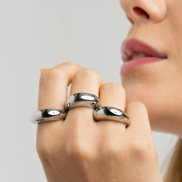 Anel Odessa - Prateado