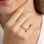 Anel Queen - Banhado em Ouro 18k