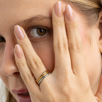 Trio de Anel Fio - Mix de Cores