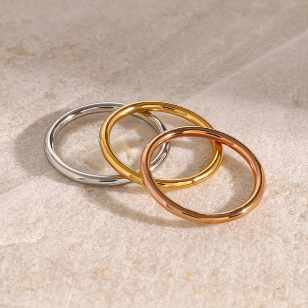 Trio de Anel Fio - Mix de Cores