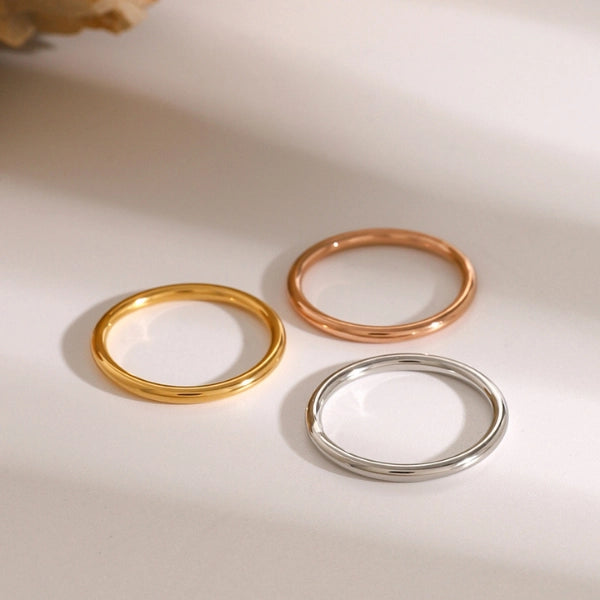 Trio de Anel Fio - Mix de Cores