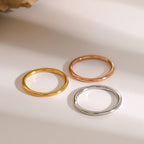 Trio de Anel Fio - Mix de Cores