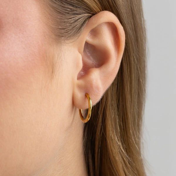 Argolinha Essencial - Banhada em Ouro 18k