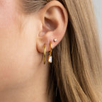 Argolinha Alice - Banhado em Ouro 18k