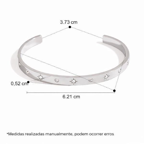 Bracelete Shine - Prateado