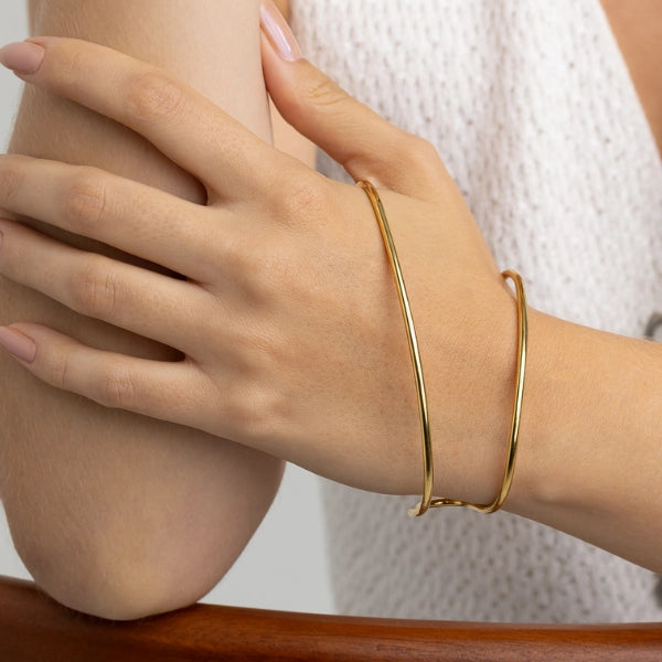 Bracelete de Mão Urban - Banhado em Ouro 18k