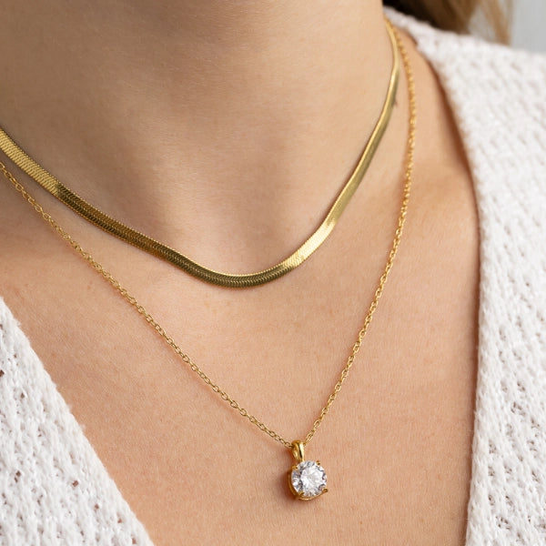 Choker Fita Essencial - Banhado em Ouro 18k