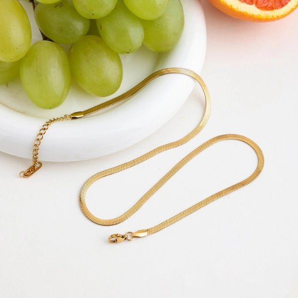 Choker Fita Essencial - Banhado em Ouro 18k