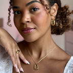 Colar Frame - Banhado em Ouro 18k