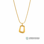Colar Frame - Banhado em Ouro 18k