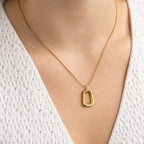 Colar Frame - Banhado em Ouro 18k