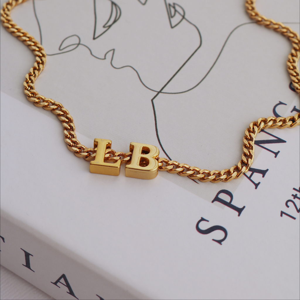 Colar Corrente Iniciais