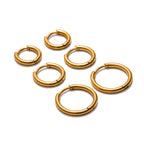 Trio de Argolinhas Essenciais - Banhado a Ouro 18k