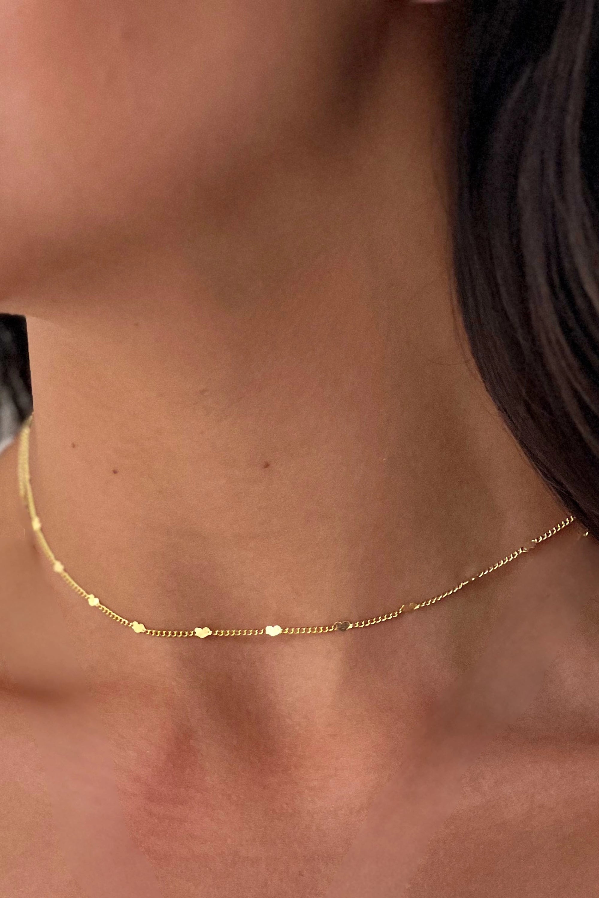 Choker Mini Corações