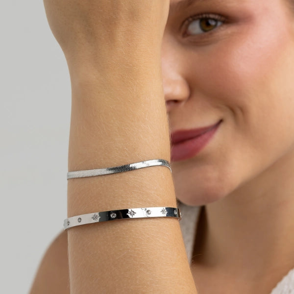 Bracelete Shine - Prateado